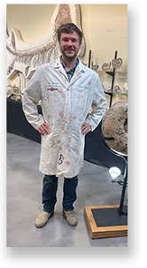 Luke Larson wearing the Paleo Lab Coat Luke Larson wearing the Paleo Lab Coat